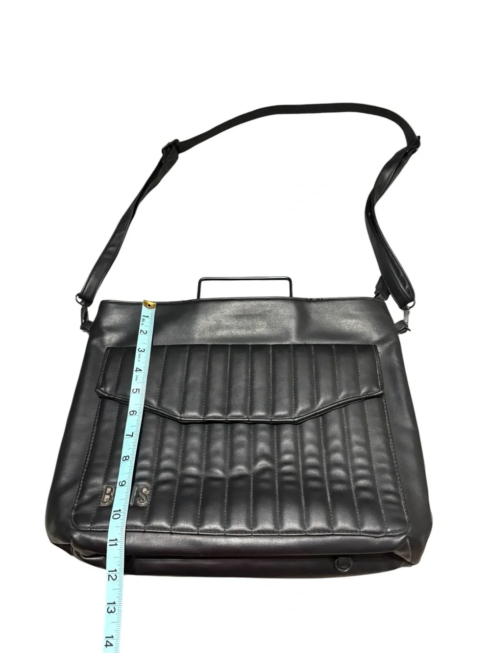BEIS Black Convertible Messenger/Backpack Laptop Tote Discontinued